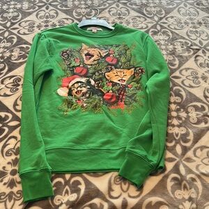 Christmas cat tee